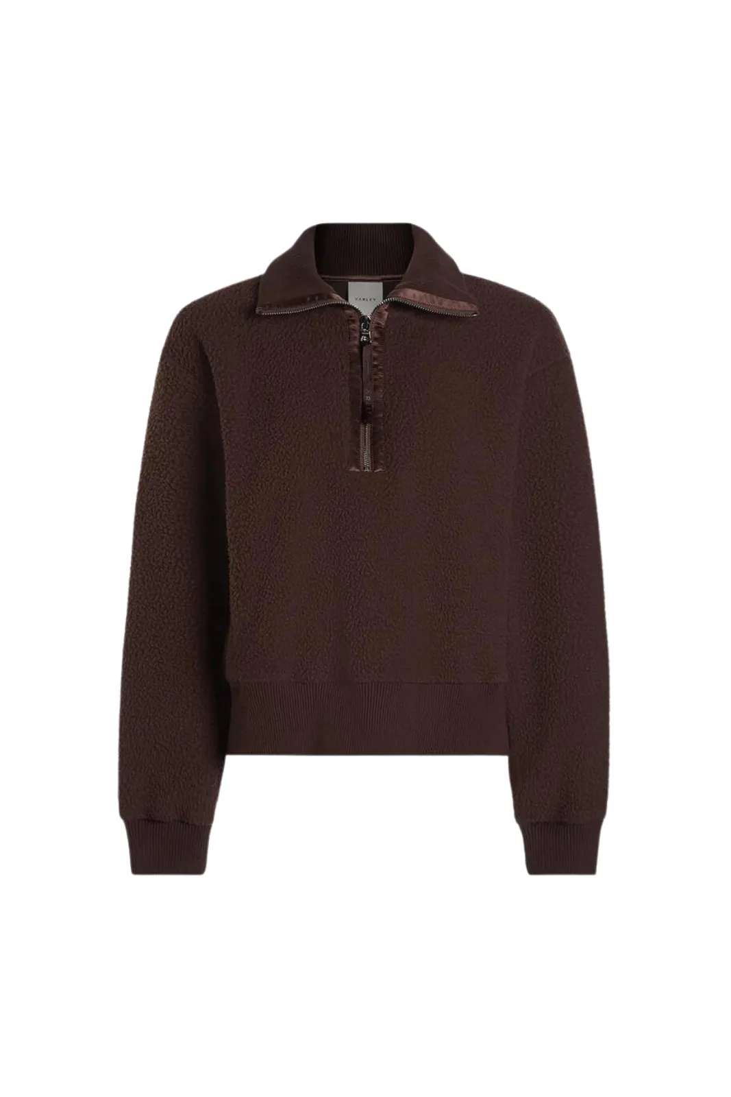 Roselle Half Zip Fleece , Dark Truffle