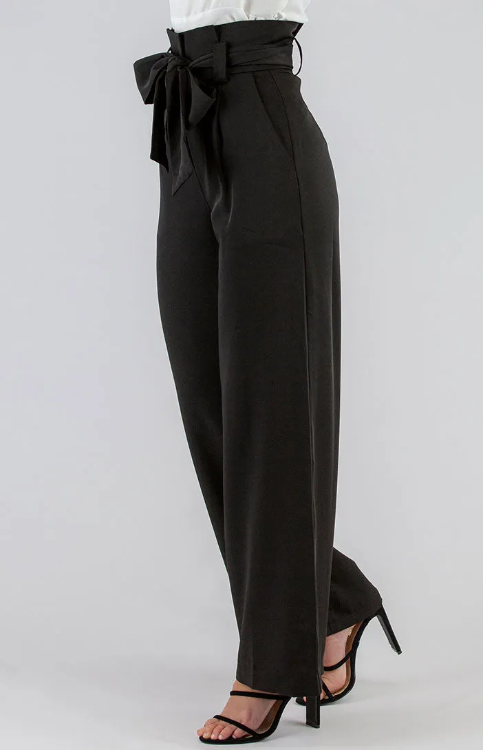 Ruffle Top Wide Leg Pants