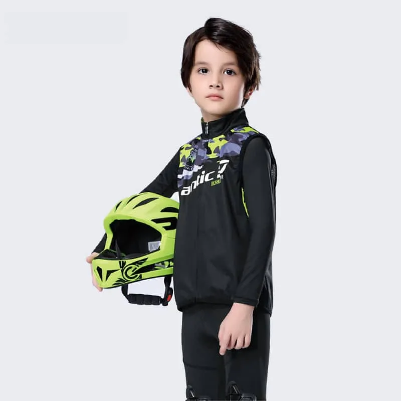 Santic Kamo Kids Windproof Gilet