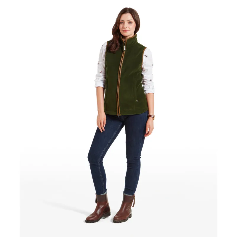 Schoffel Ladies Lyndon Fleece Gilet - Forest