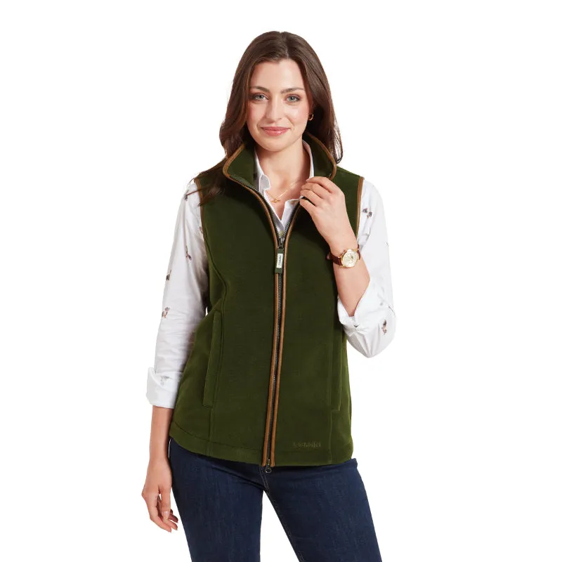 Schoffel Ladies Lyndon Fleece Gilet - Forest