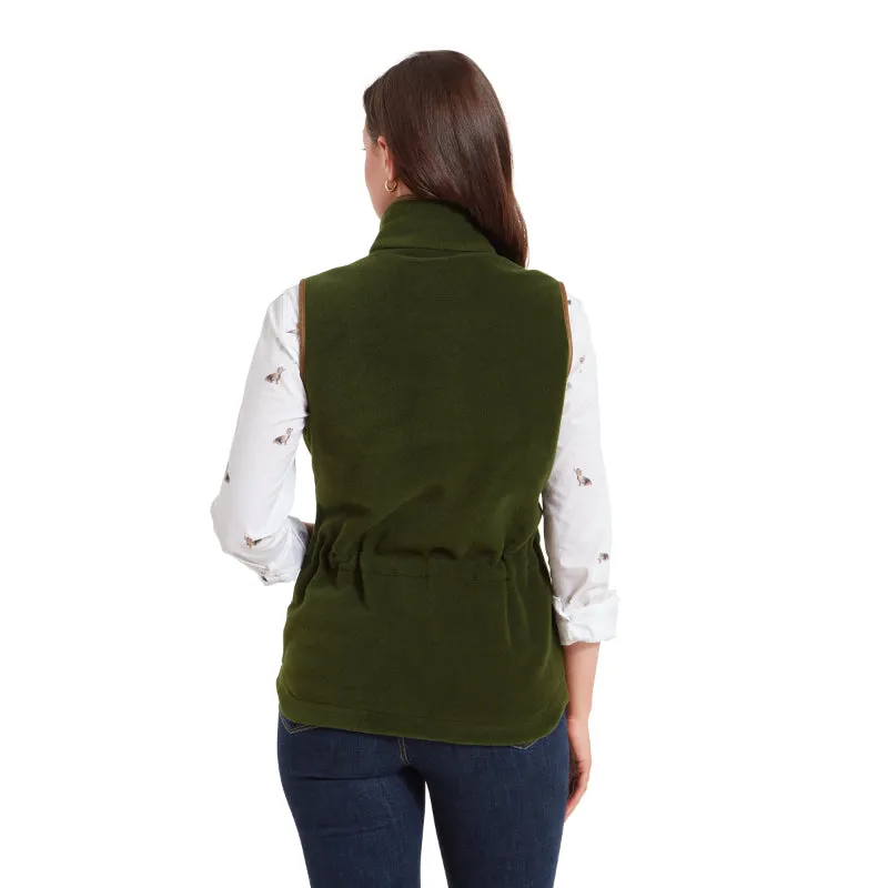 Schoffel Ladies Lyndon Fleece Gilet - Forest