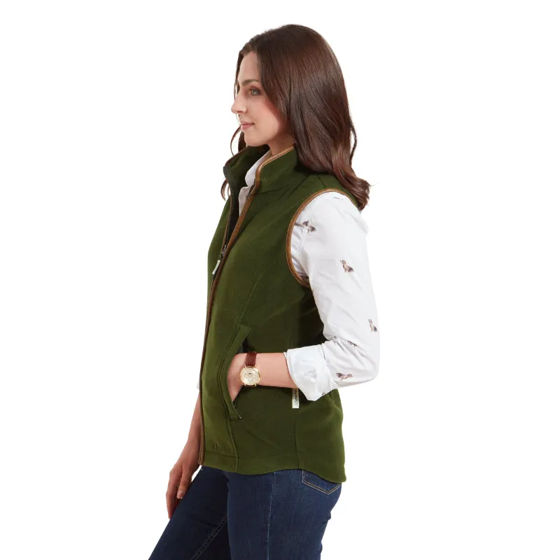 Schoffel Ladies Lyndon Fleece Gilet - Forest