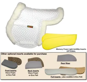 Sheepskin Show Hunter Pad with Partial Trim & Perfect Balance Technology