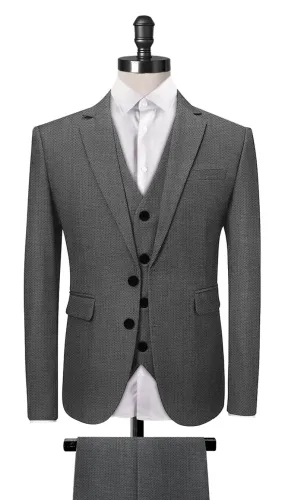 Silver Birsdeye 3-Piece Suit