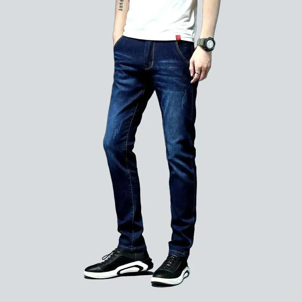 Slim color jeans for men