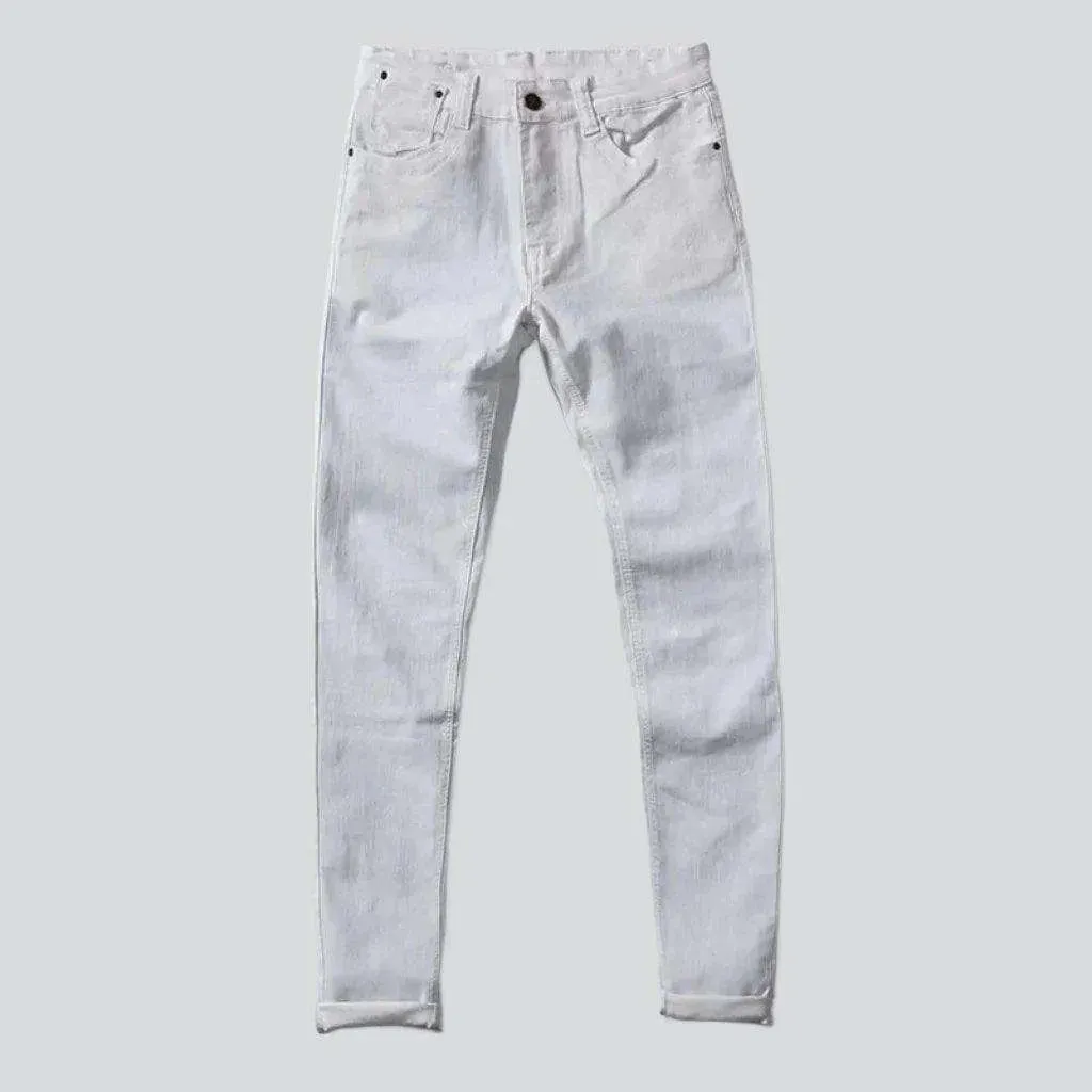 Slim color jeans for men