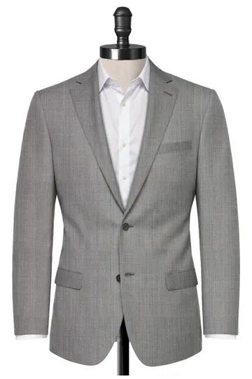 Sliver Sharkskin Blazer