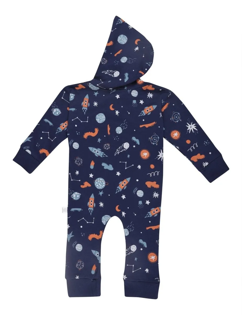 Space Magic Hooded Romper