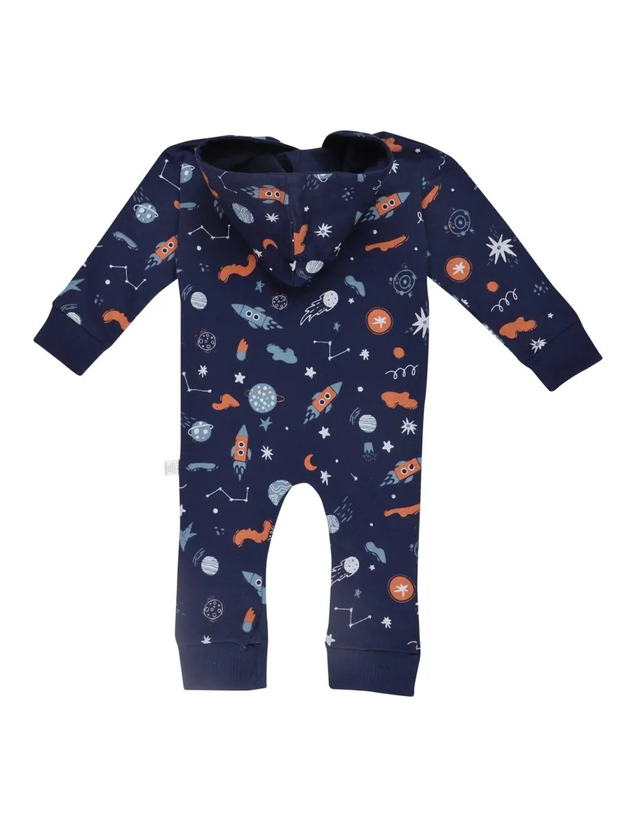 Space Magic Hooded Romper