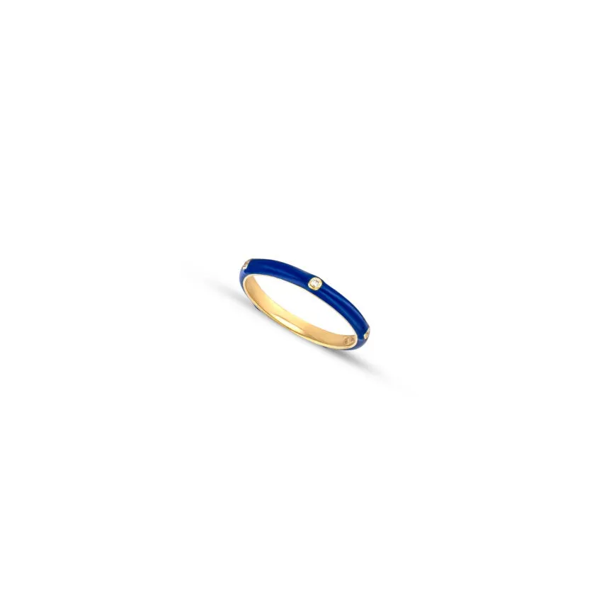 Stackable Enamel Rings