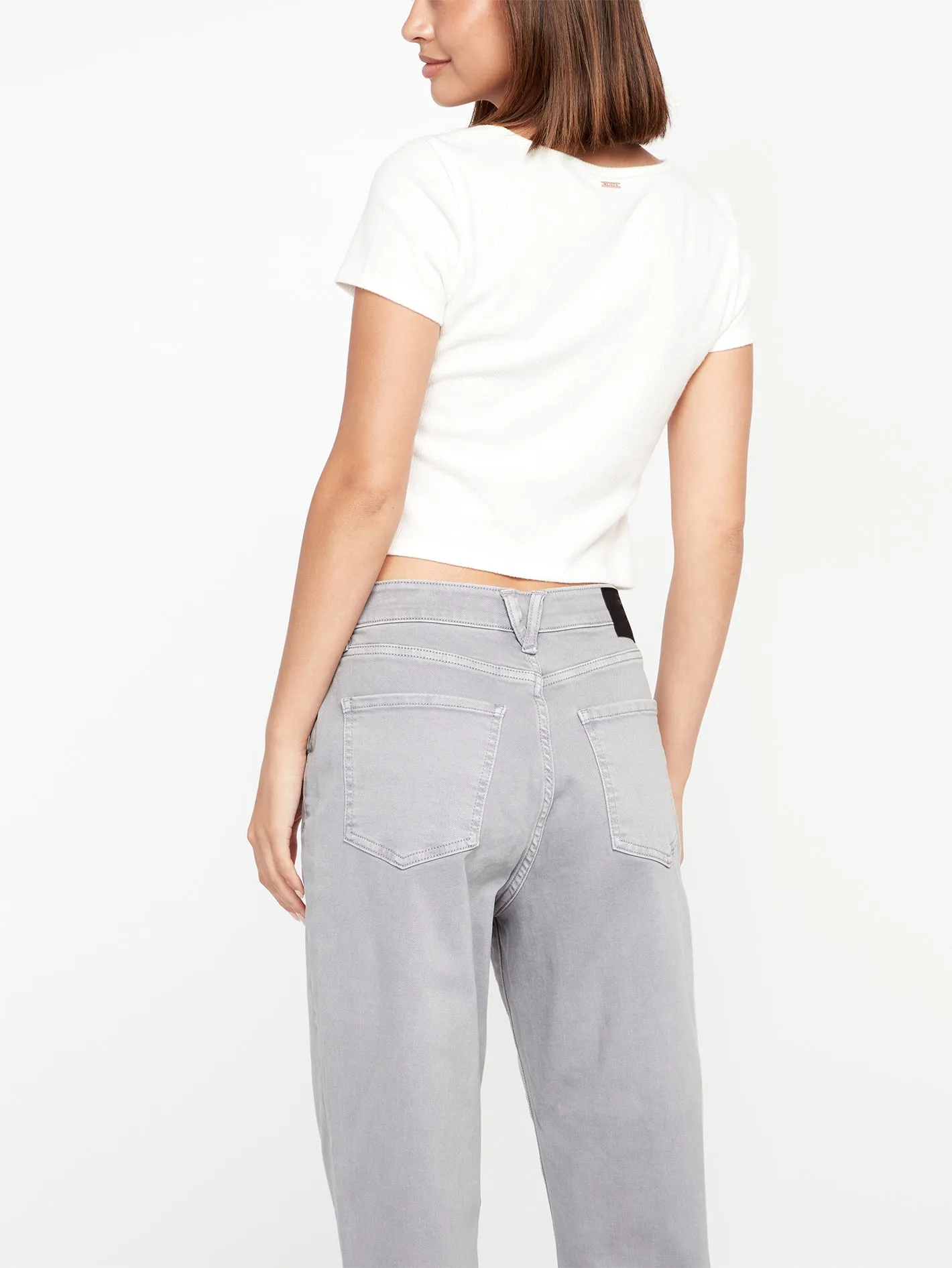 Stone Step High Rise Pants - Moonbeam