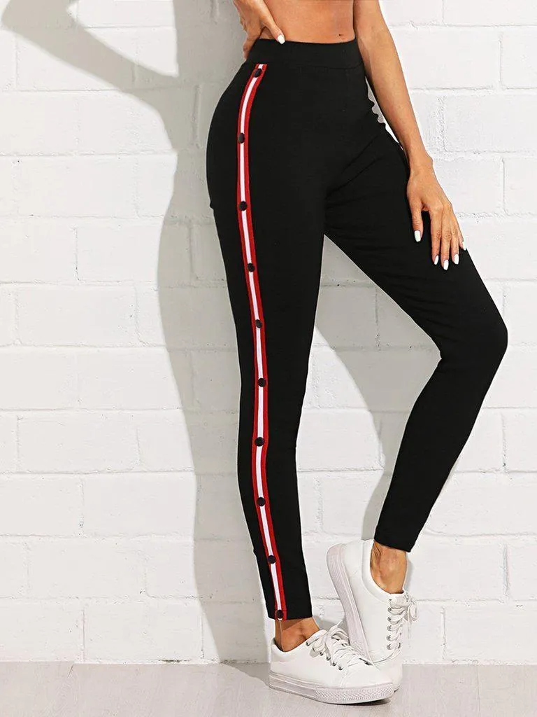 Stripe Tape Side Jeans