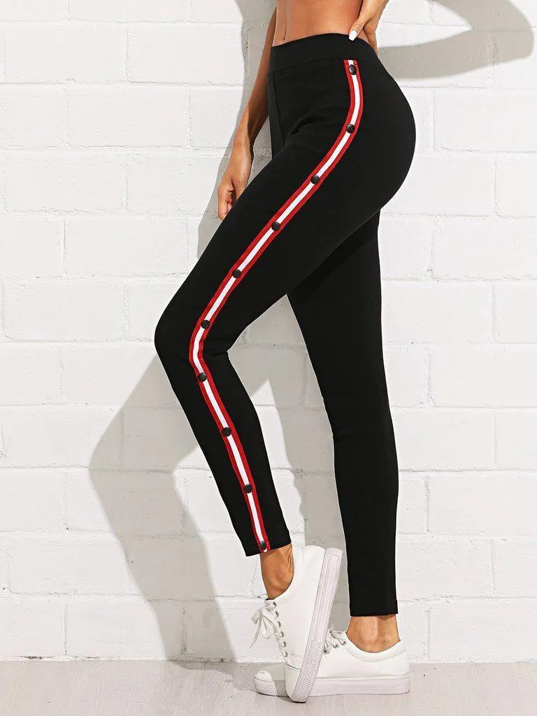 Stripe Tape Side Jeans