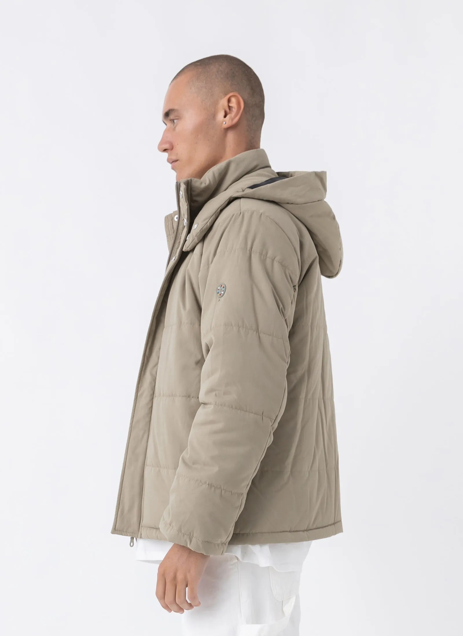 System Puffer Jacket Smoke