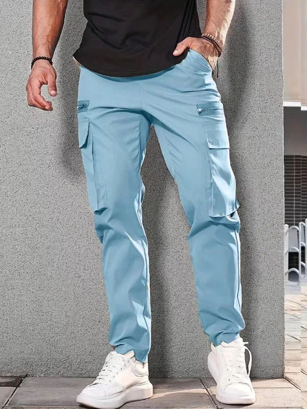 TEEK - Mens Sports Zipper Pants