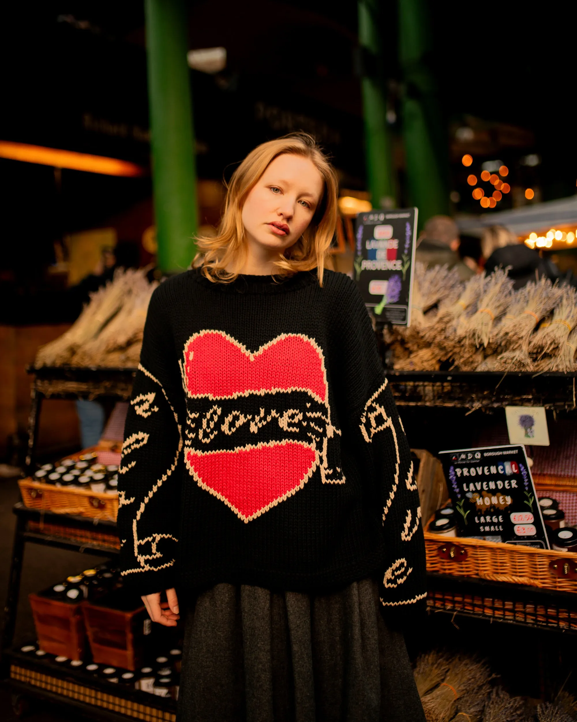 The Young Hearts Jumper - Black