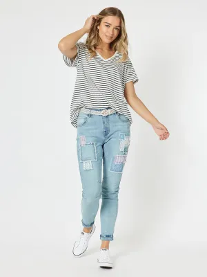 Threadz Taylor Patch Jeans