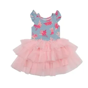 Tiare Breeze Flutter Sleeve Tutu Dress