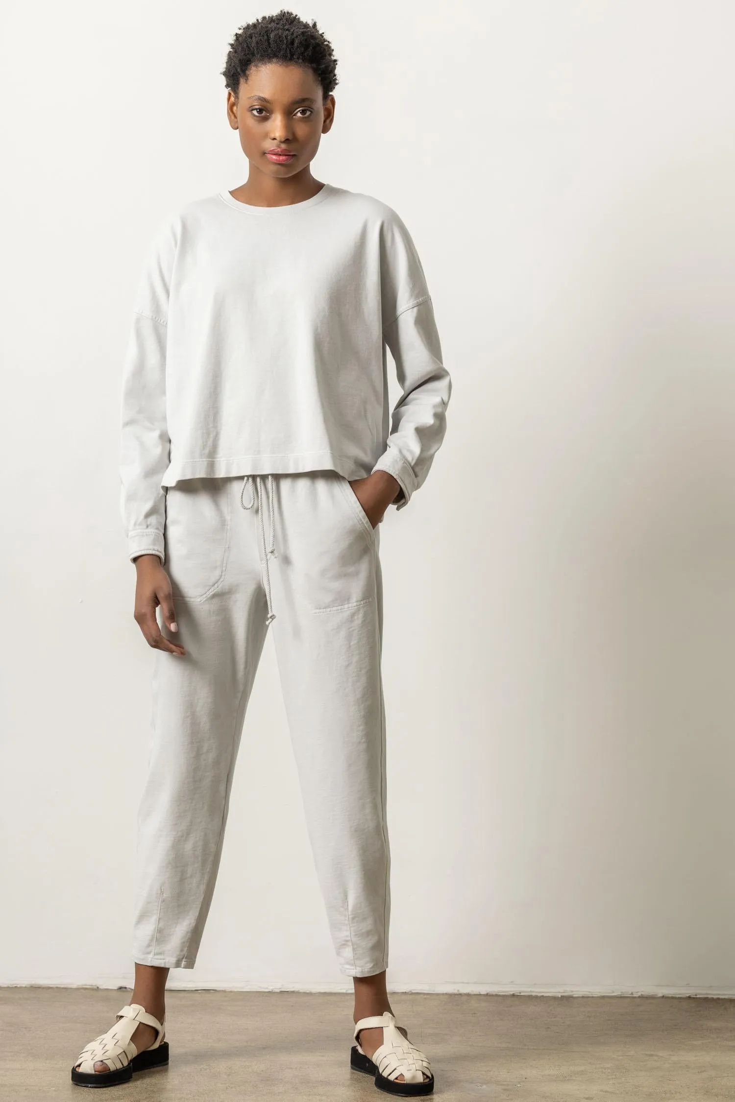 Tie Waist Utility Pant