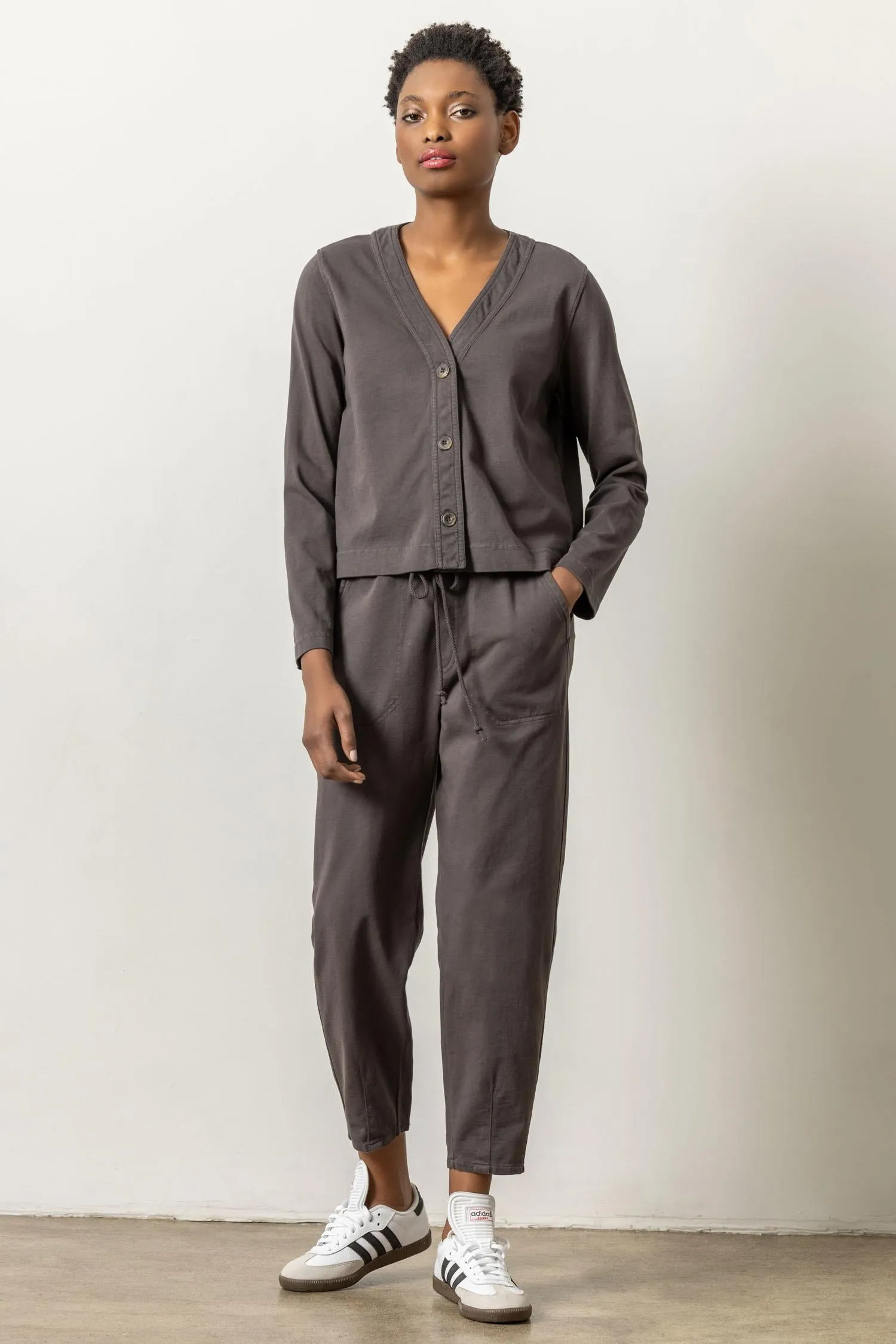 Tie Waist Utility Pant