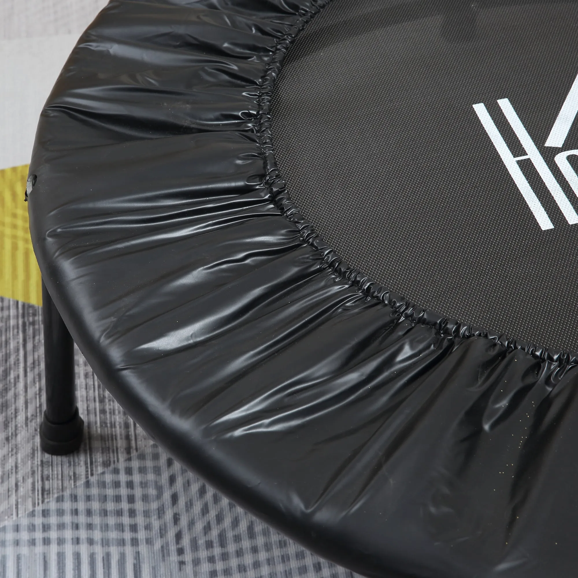 Trampoline Rebounder Adjustable Jumper, 40"-Black