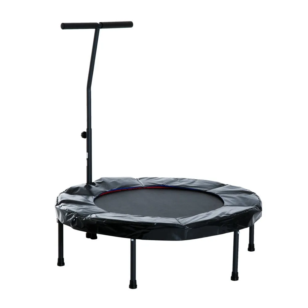 Trampoline Rebounder Adjustable Jumper, 40""-Black