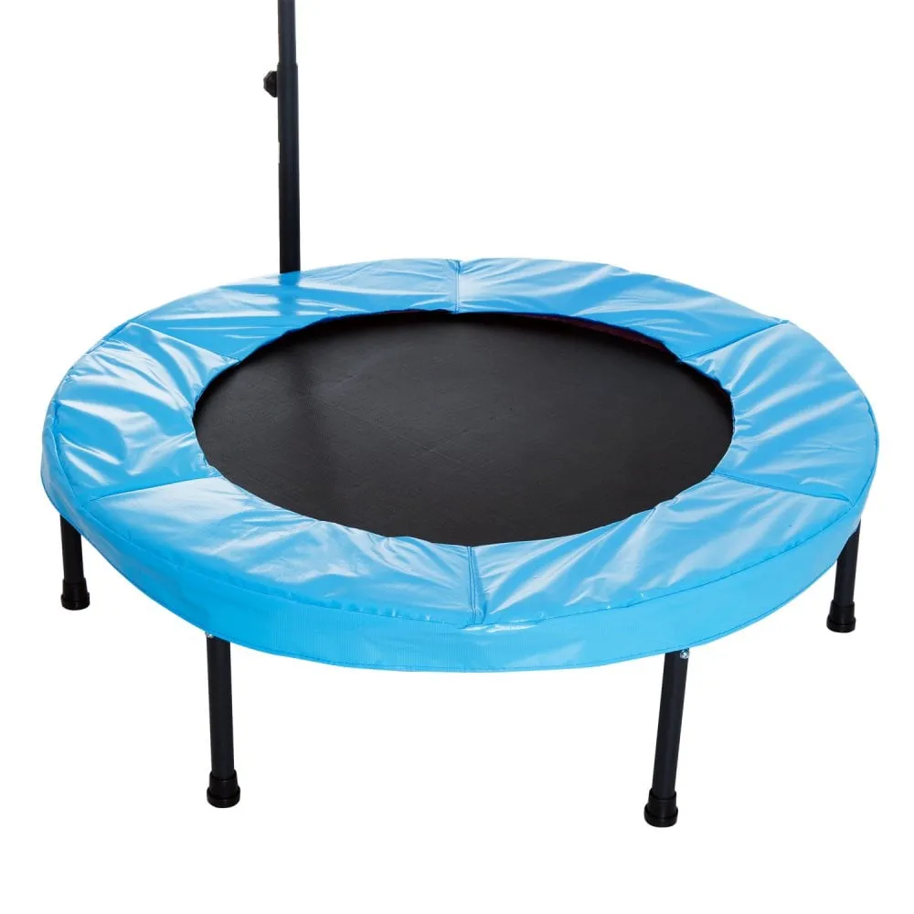 Trampoline Rebounder Adjustable Jumper, 40""-Blue