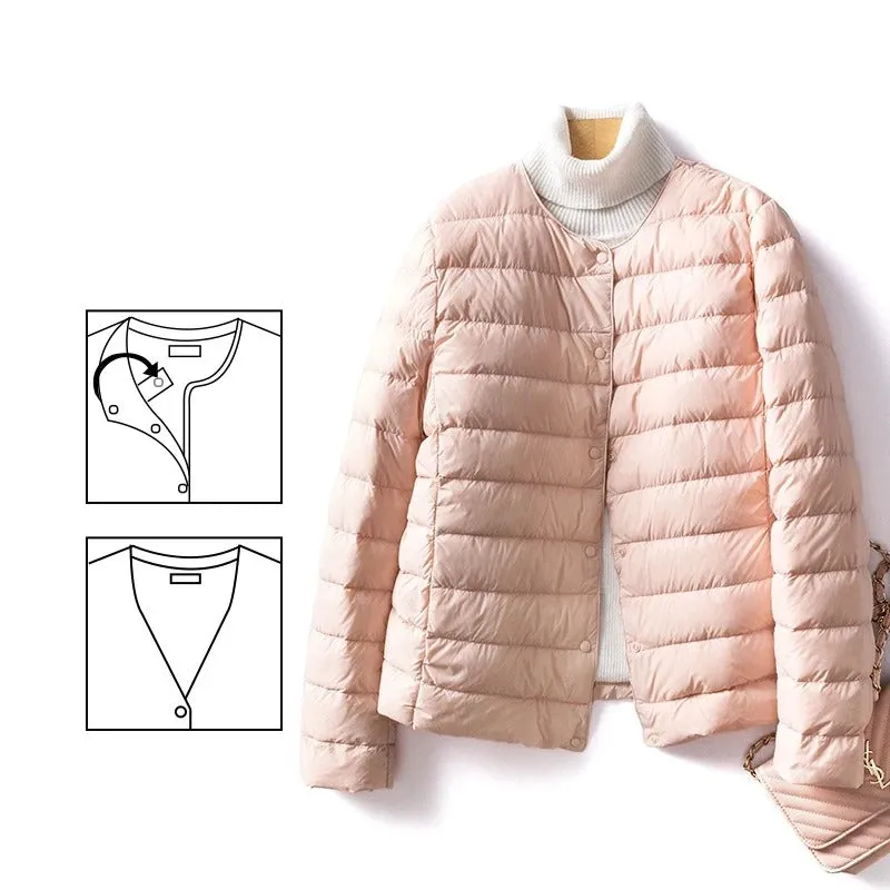 Ultralight Quilted Winter Puffer Coat Jacket