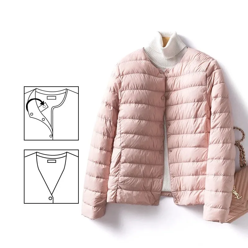 Ultralight Quilted Winter Puffer Coat Jacket