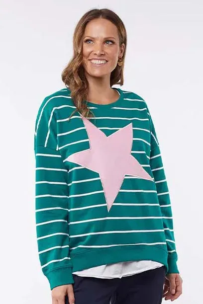 Under the Stars Crew in Winter Green