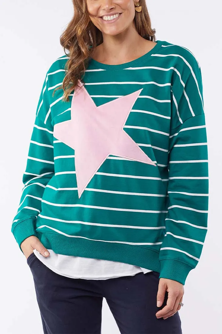 Under the Stars Crew in Winter Green