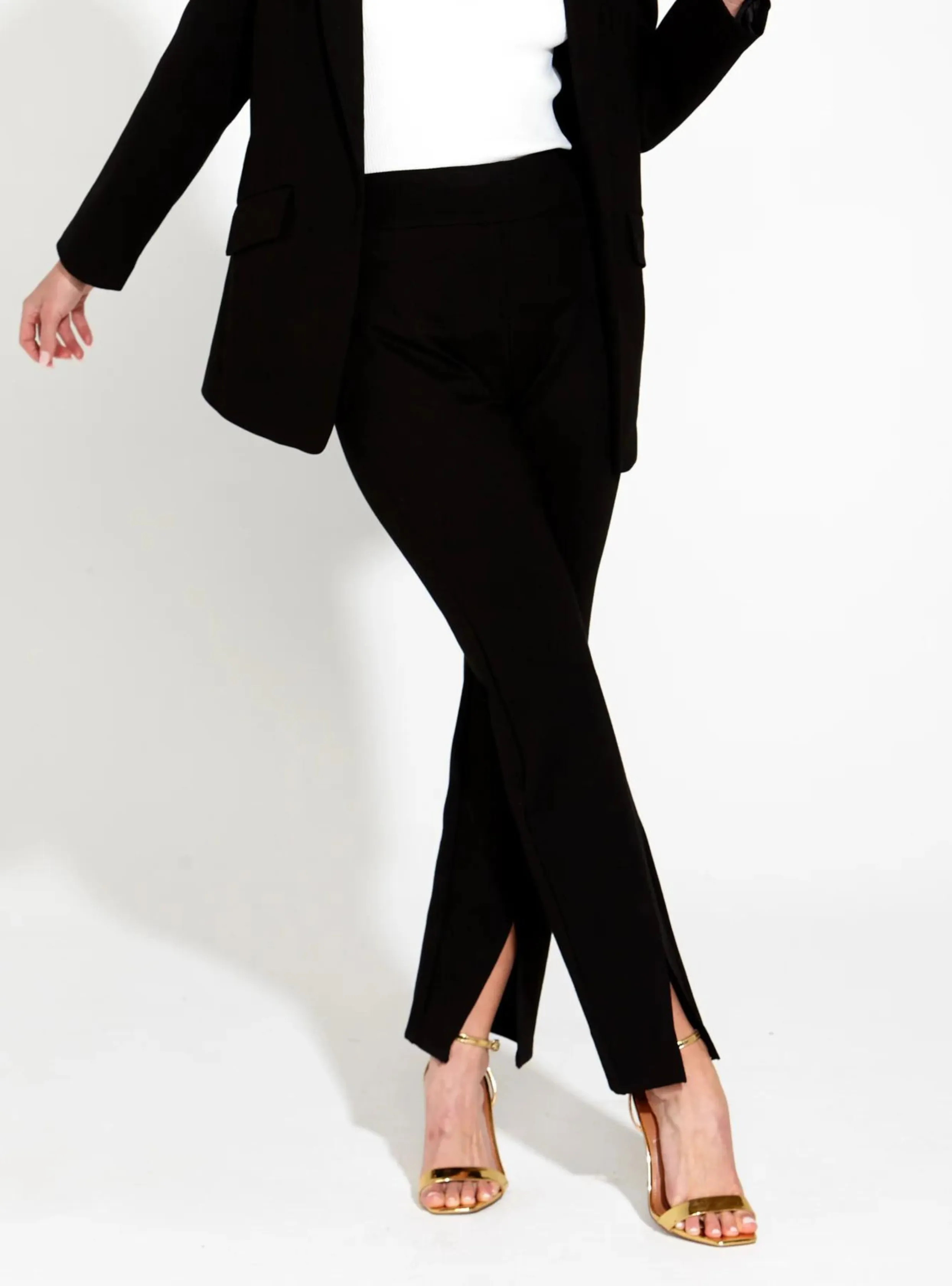 UPPER EAST STRETCH PANTS - Black