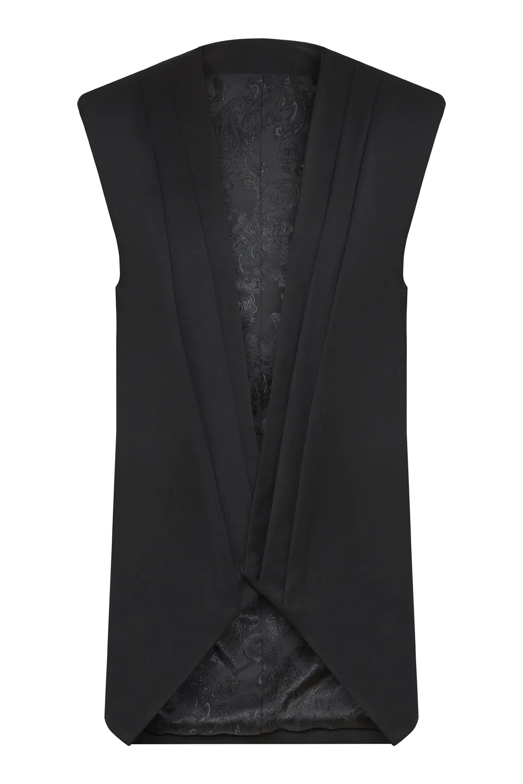 Versetto Blazer Vest Black