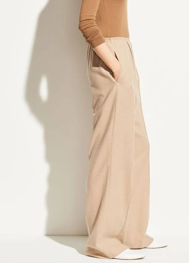 VINCE - Flannel Wide Leg in Desert Clay