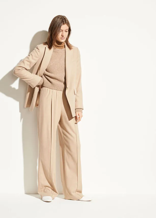 Vince Flannel Wide Leg Pant Camel