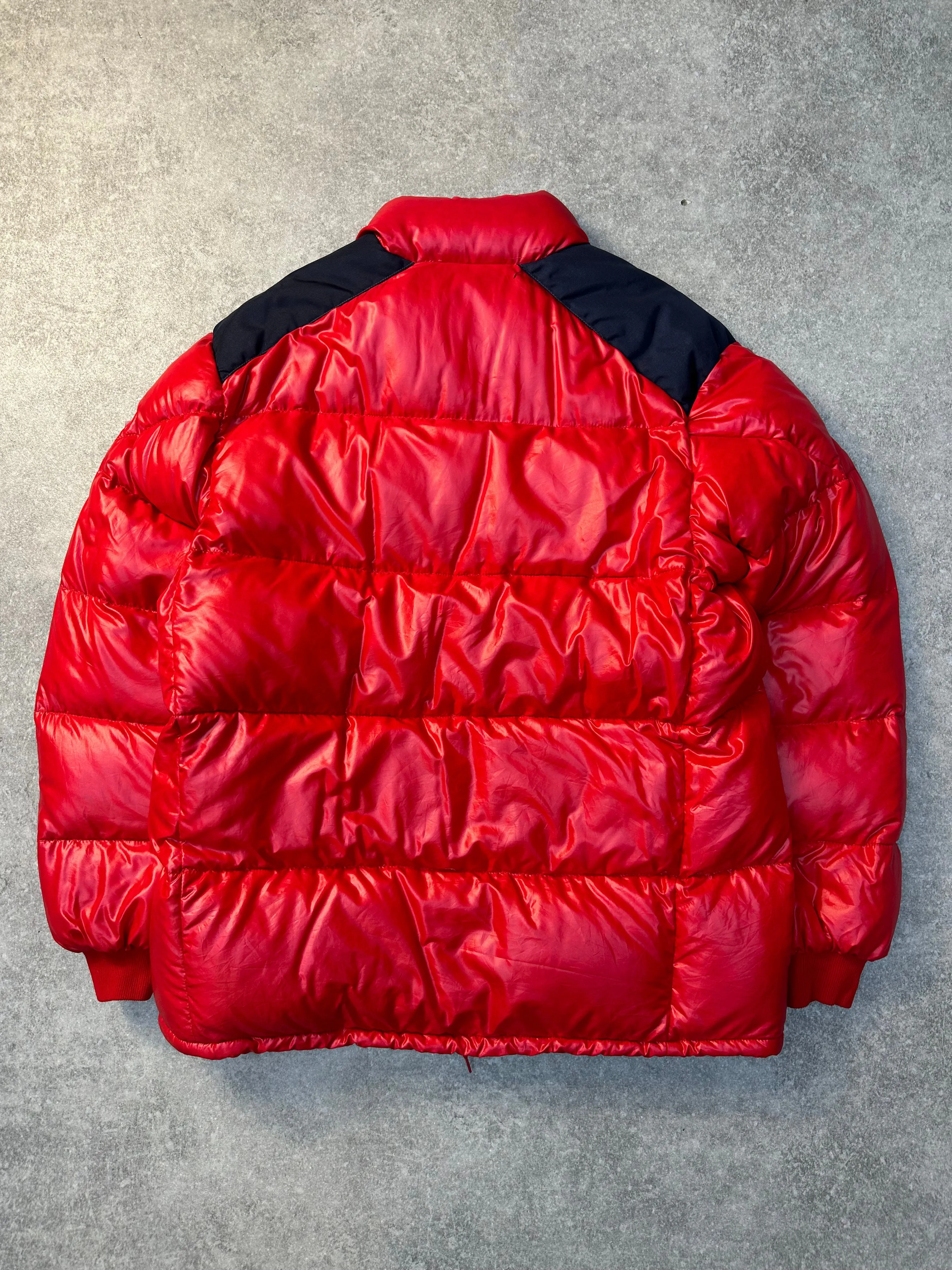 Vintage Moncler Red Quilted Puffer Jacket