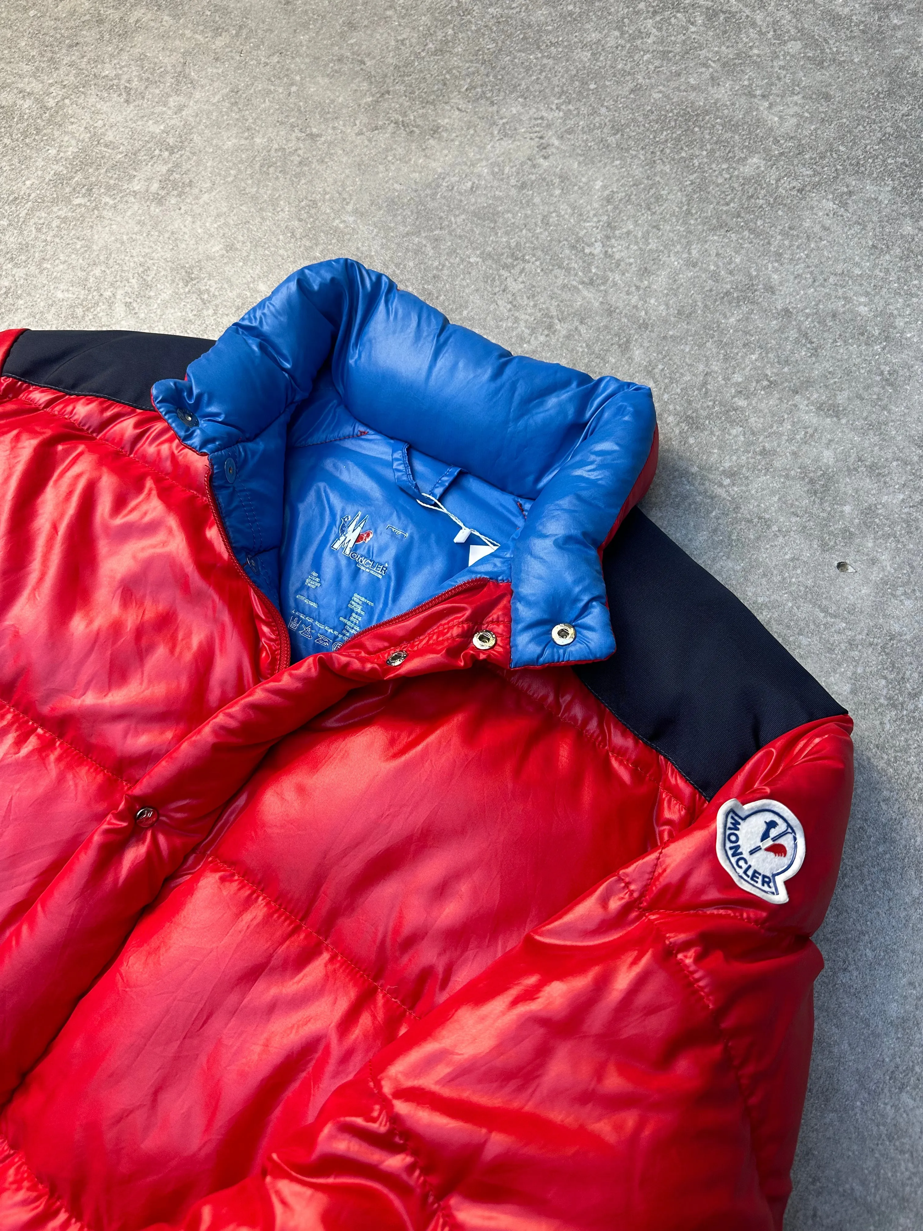 Vintage Moncler Red Quilted Puffer Jacket