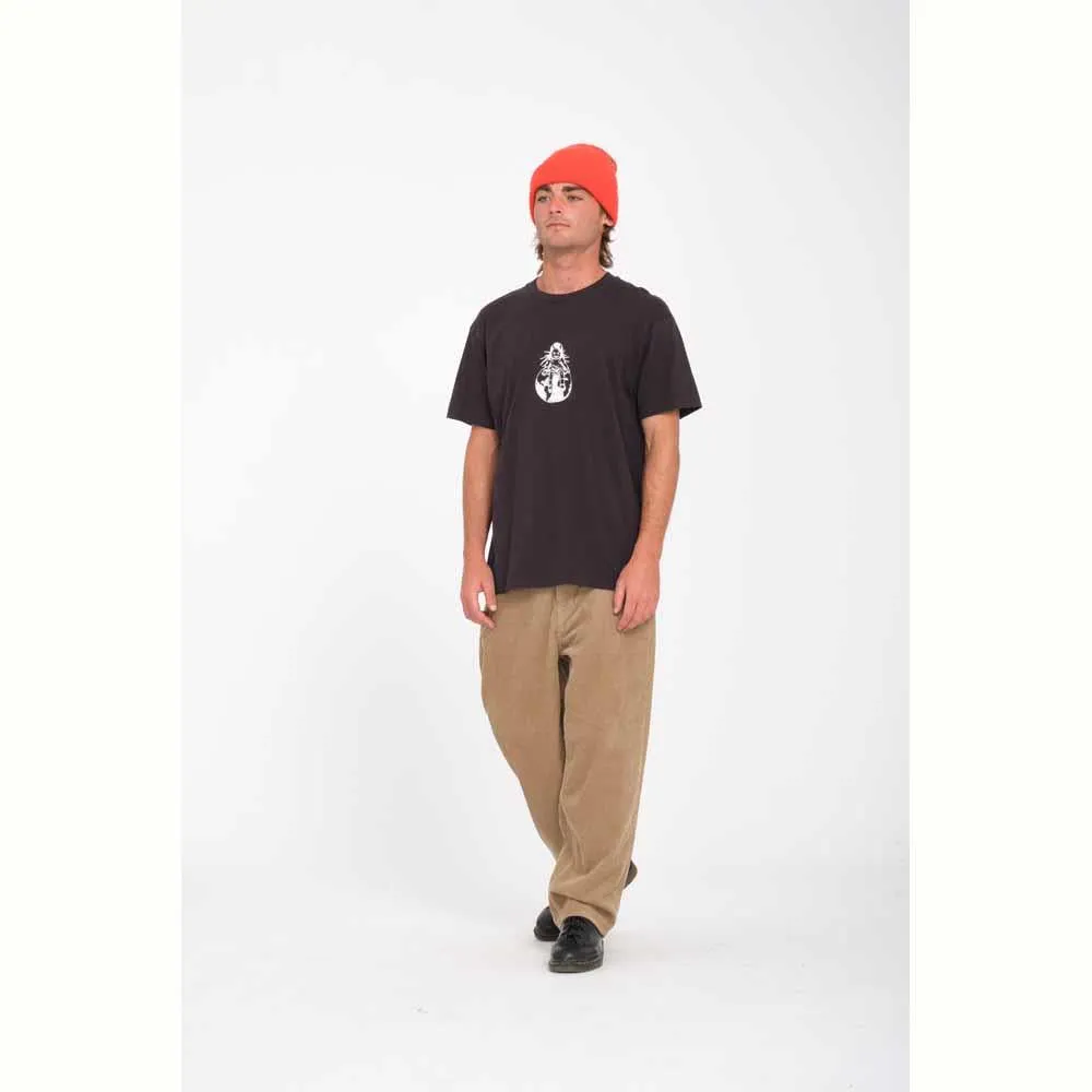 Volcom Billow Tapererd Cord Pants Khaki