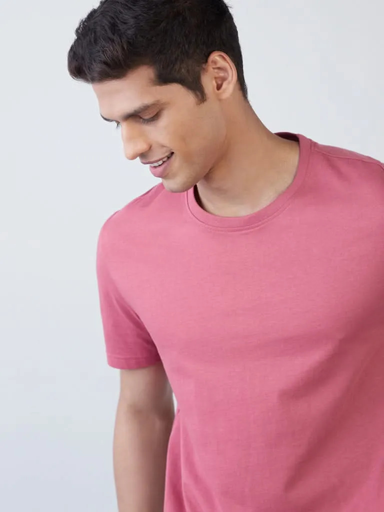 WES Casuals Persian Rose Slim-Fit T-Shirt