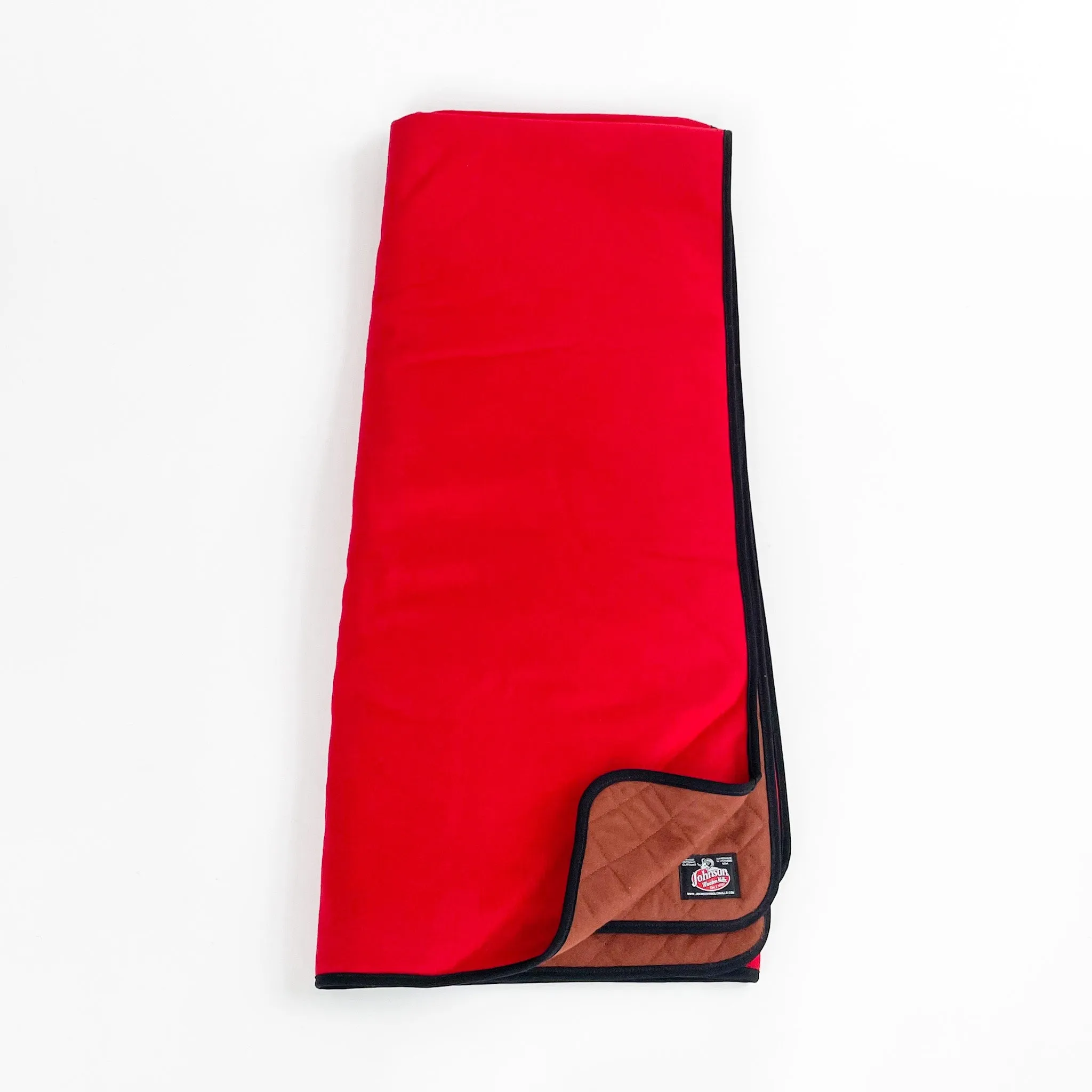 Wilderness Wool Throw Blanket - 65 - Bright Scarlet