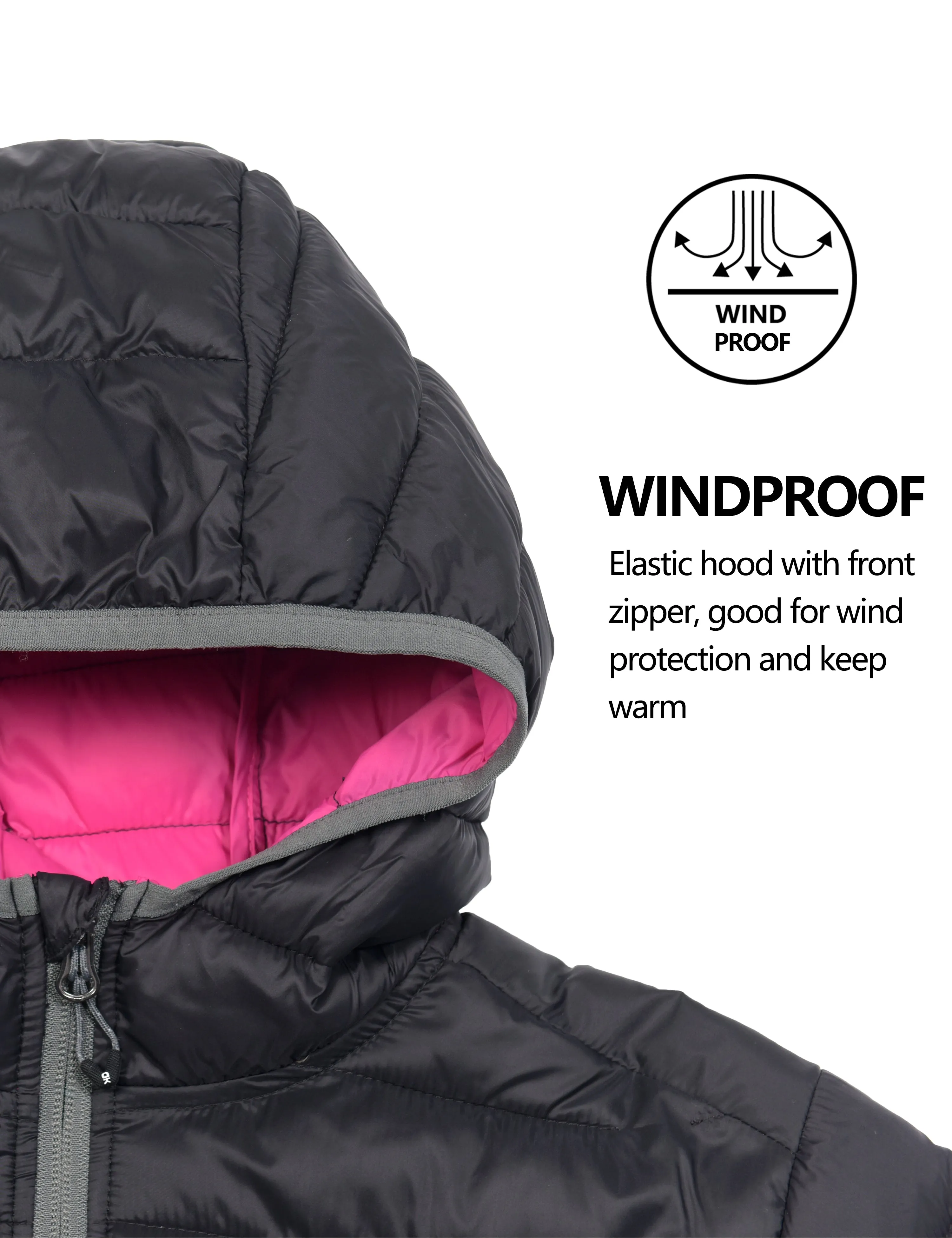 Women's Packable Lightweight Puffer Jacket