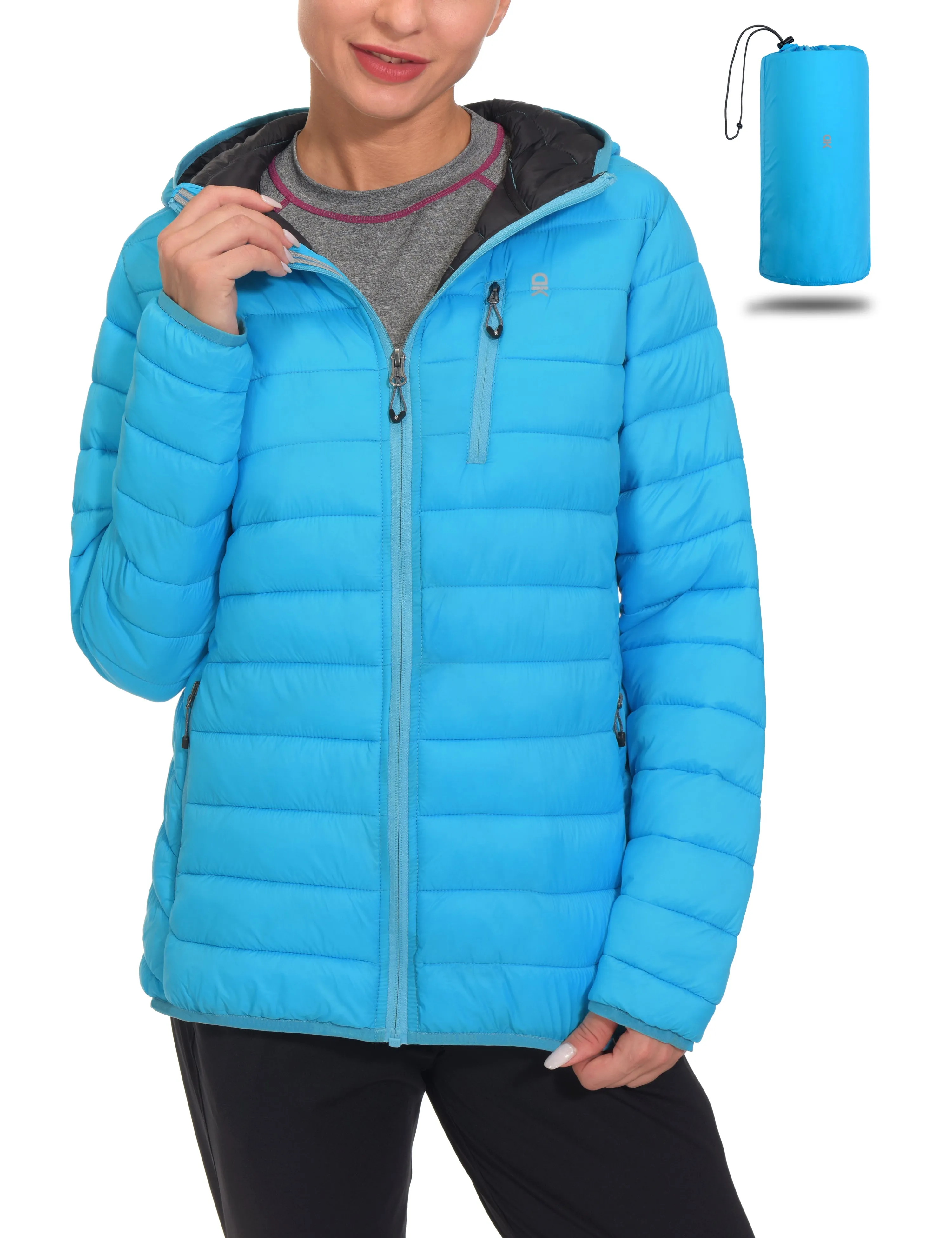 Women's Packable Lightweight Puffer Jacket