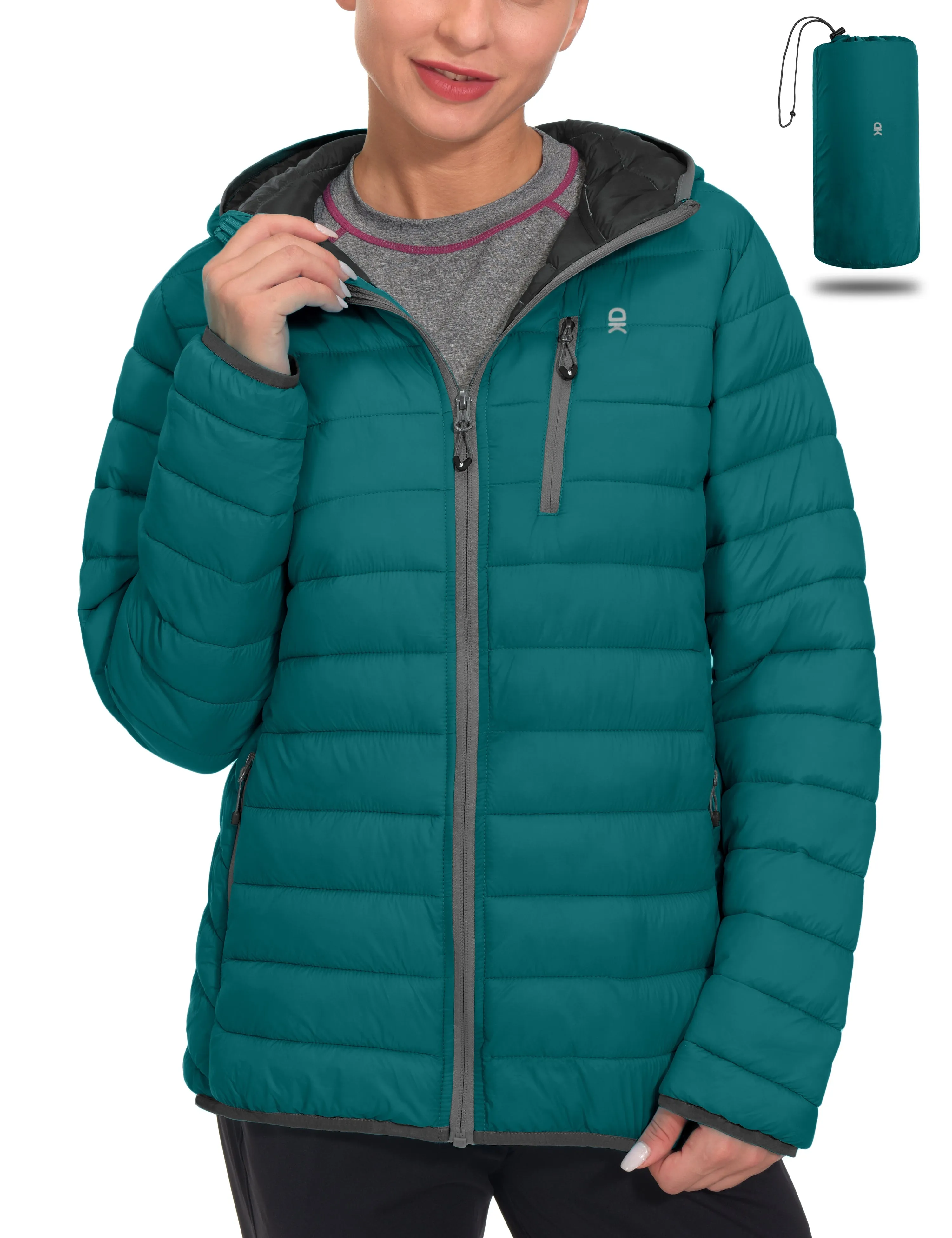 Women's Packable Lightweight Puffer Jacket