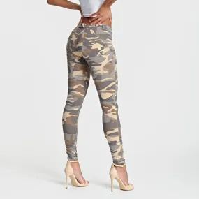 WR.UP® Fashion - Mid Waist - Full Length - Sand Camo