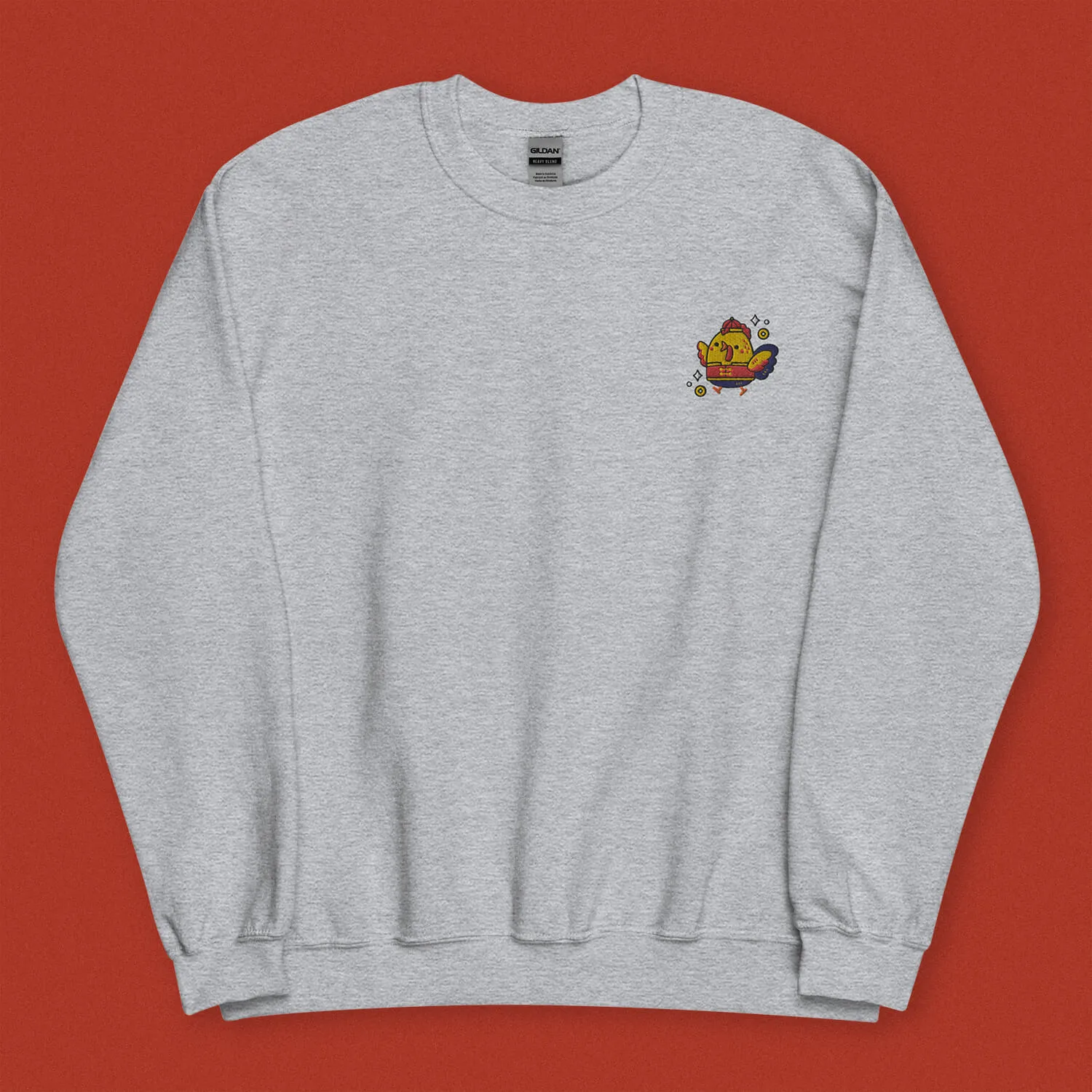 Year of the Rooster Embroidered Sweatshirt