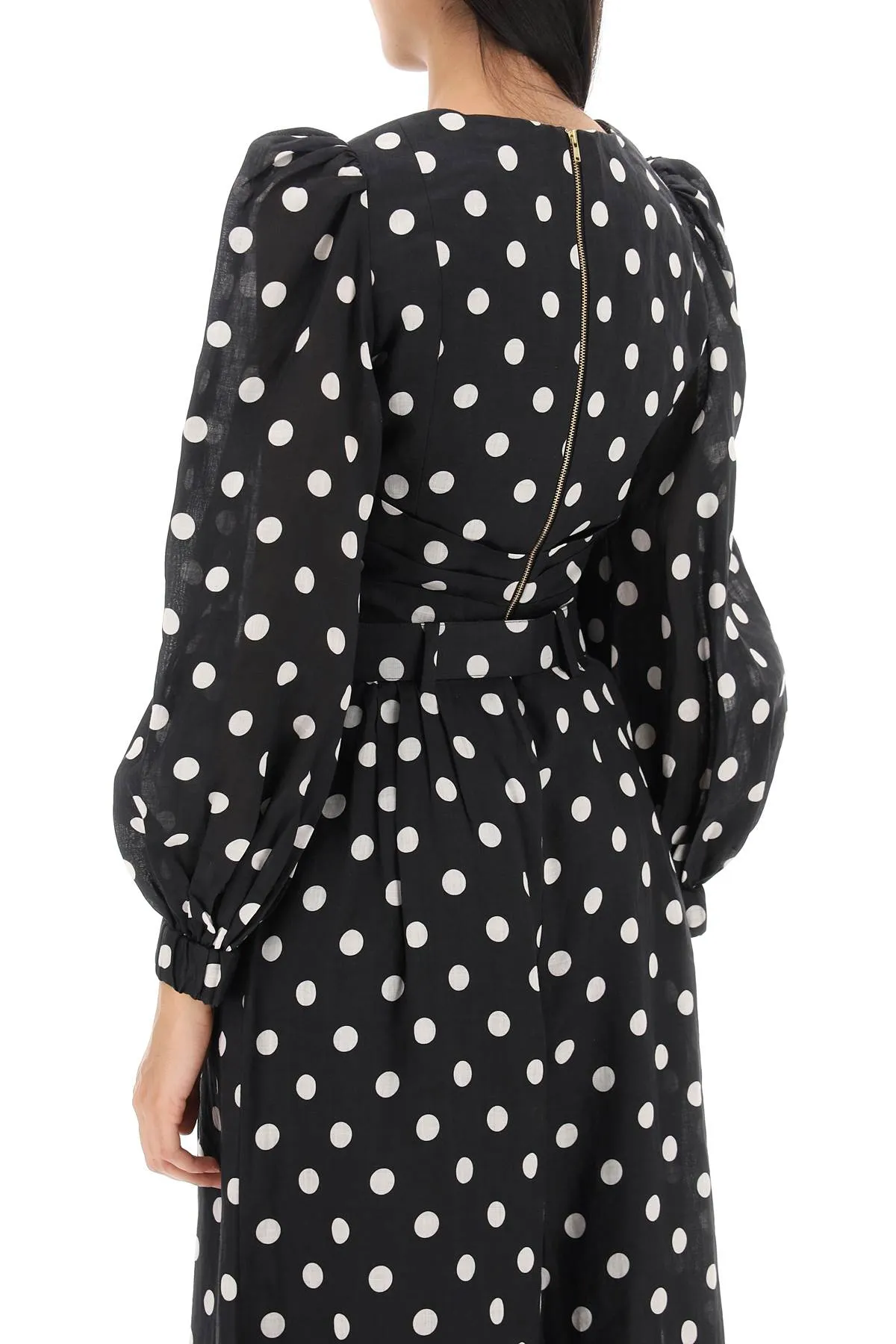 Zimmermann polka dot cropped top